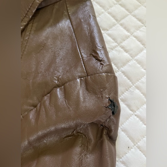 Forever 21 Brown leather jacket - Picture 3 of 4